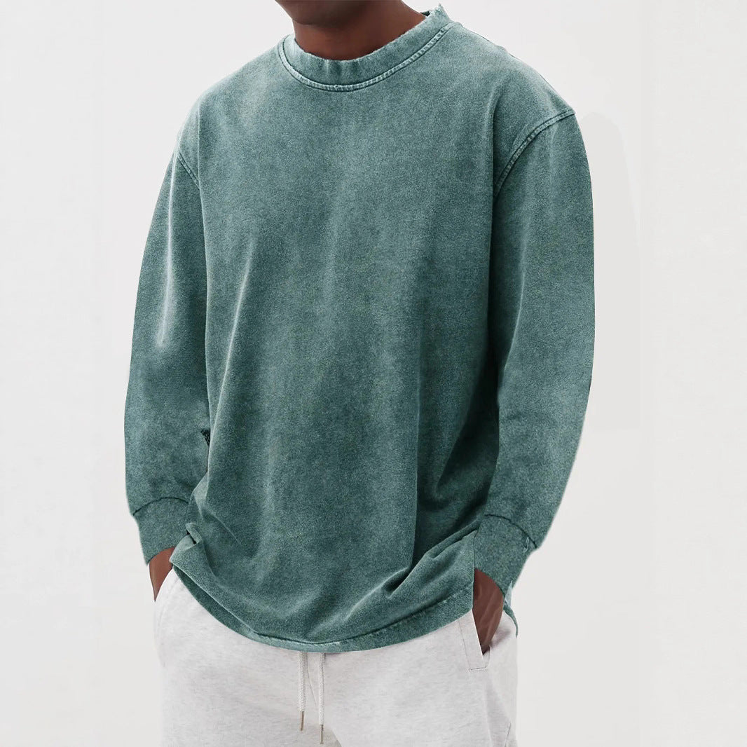 Men's Relaxed Fit Knitted Sweater with Round Neck 8