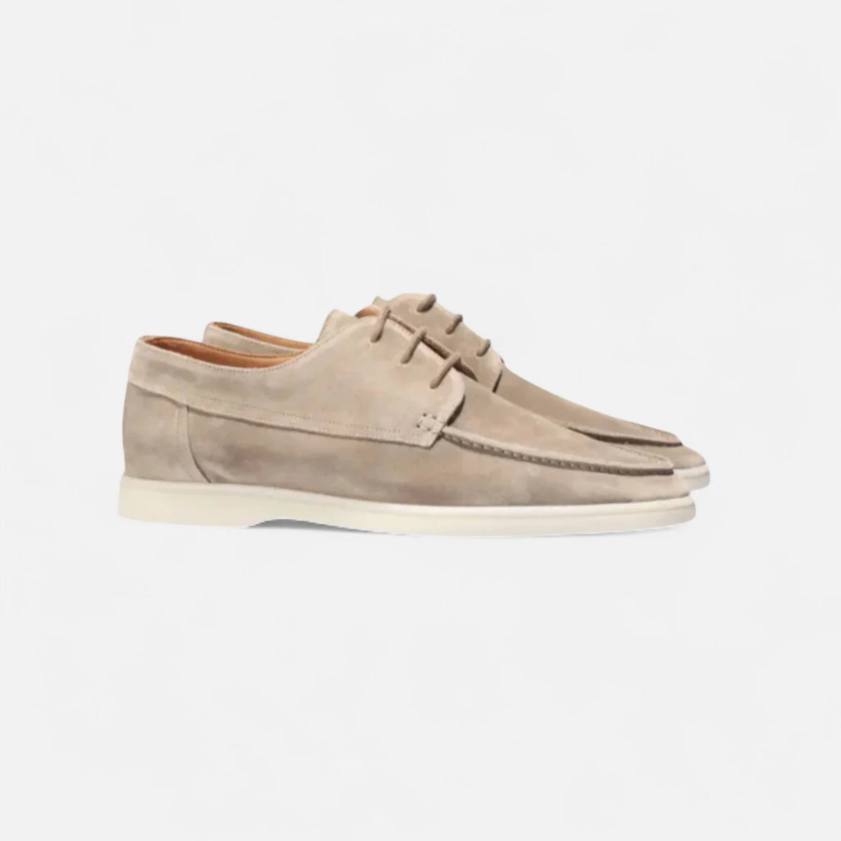 Men's Suede Lace-Up Shoes | Classic Everyday Footwear for Comfort 0