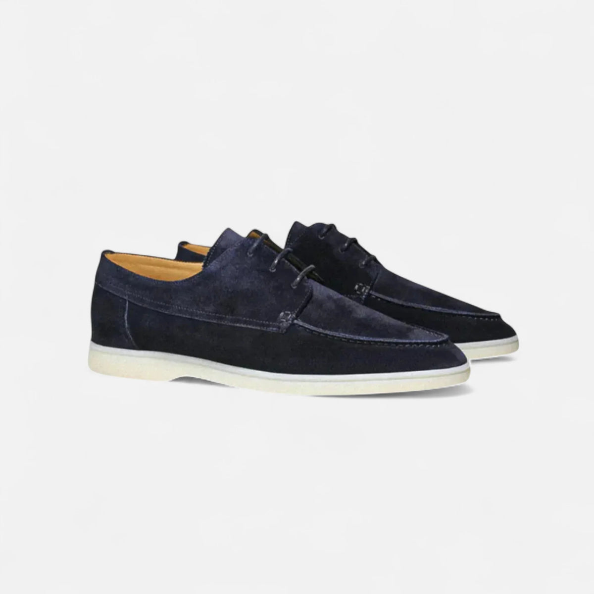 Men's Suede Lace-Up Shoes | Classic Everyday Footwear for Comfort 2
