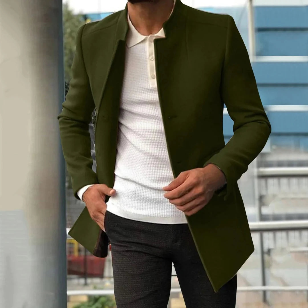 Men's Tailored Tweed Jacket | Versatile Smart Business Layer 2