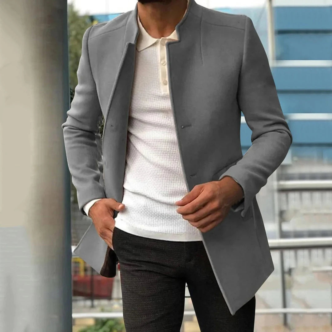 Men's Tailored Tweed Jacket | Versatile Smart Business Layer 3