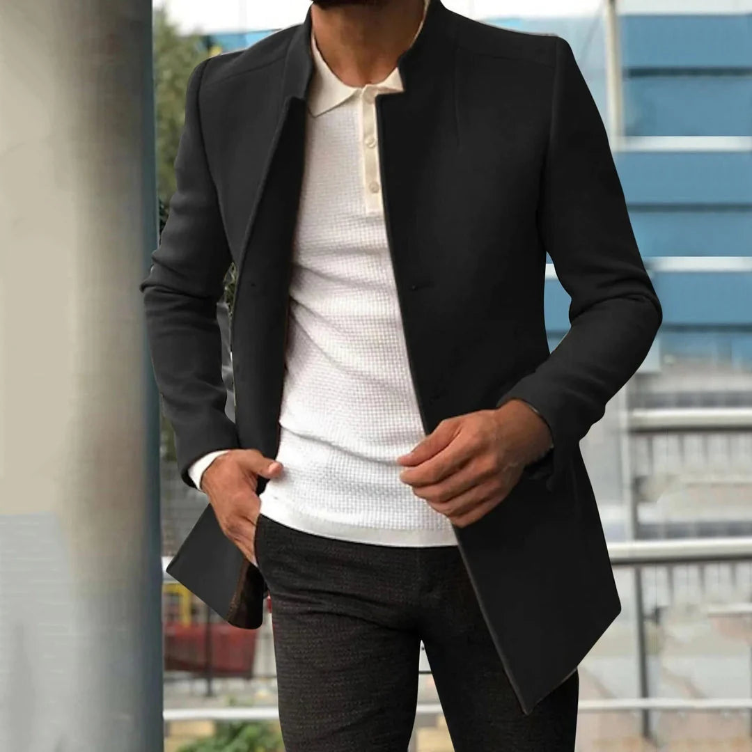Men's Tailored Tweed Jacket | Versatile Smart Business Layer 4