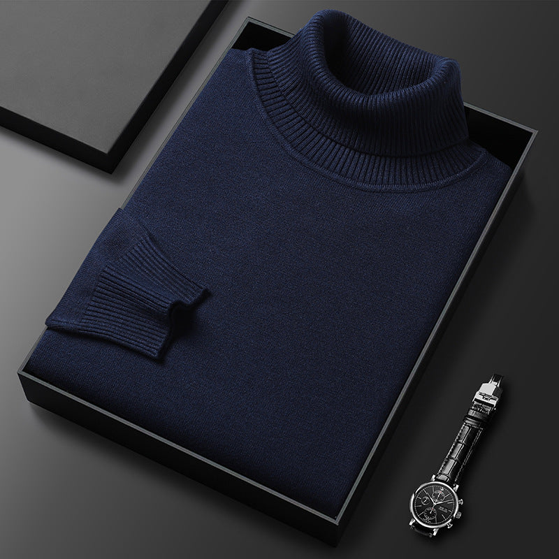 Men's Turtleneck Sweater | Soft Cashmere Blend Knit 3