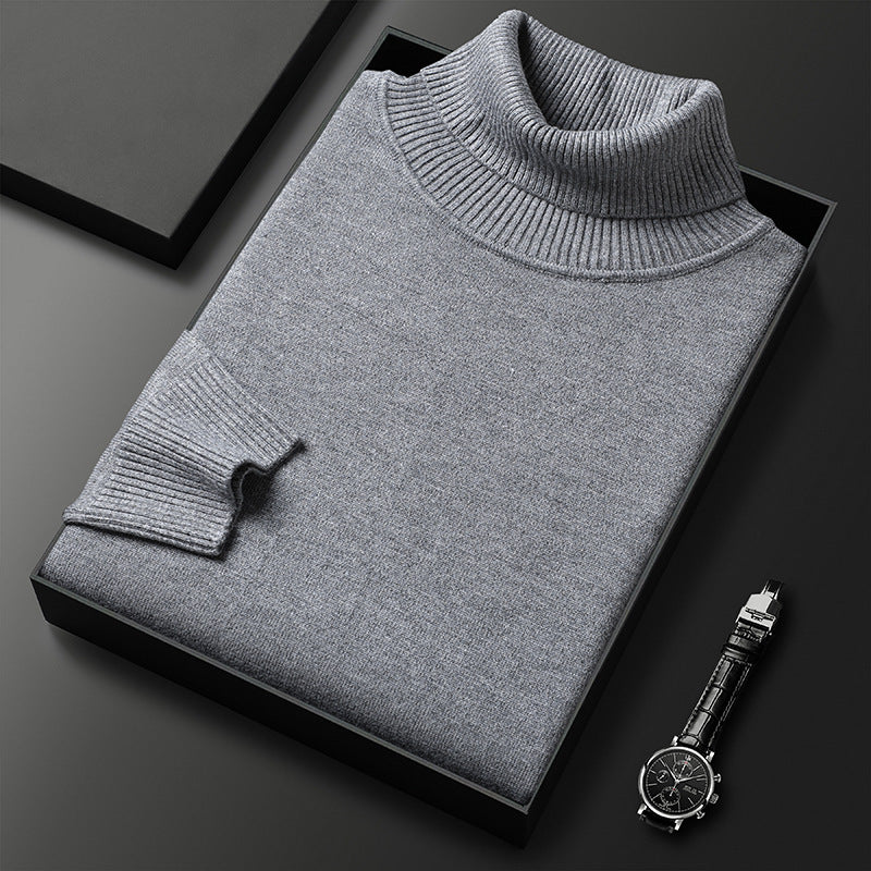 Men's Turtleneck Sweater | Soft Cashmere Blend Knit 4