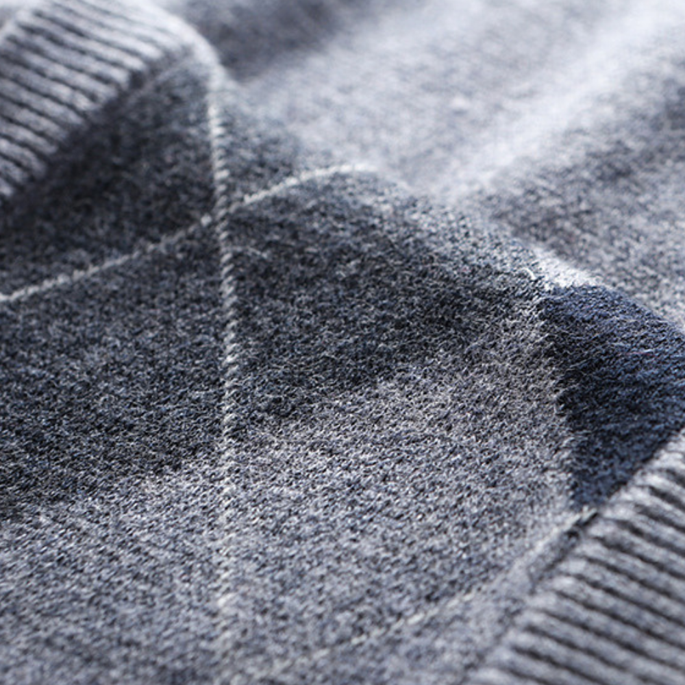 Men's V-Neck Knitted Pullover Vest | Fitted Sleeveless Layering 6