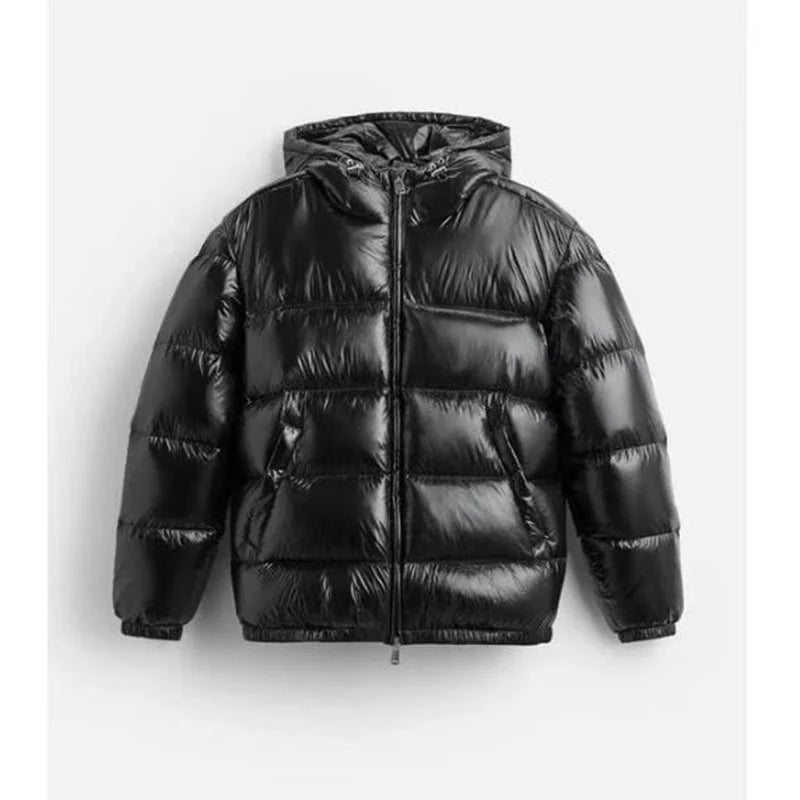 Men's Waterproof Puffer Jacket | Insulated Hooded Winter Coat 0