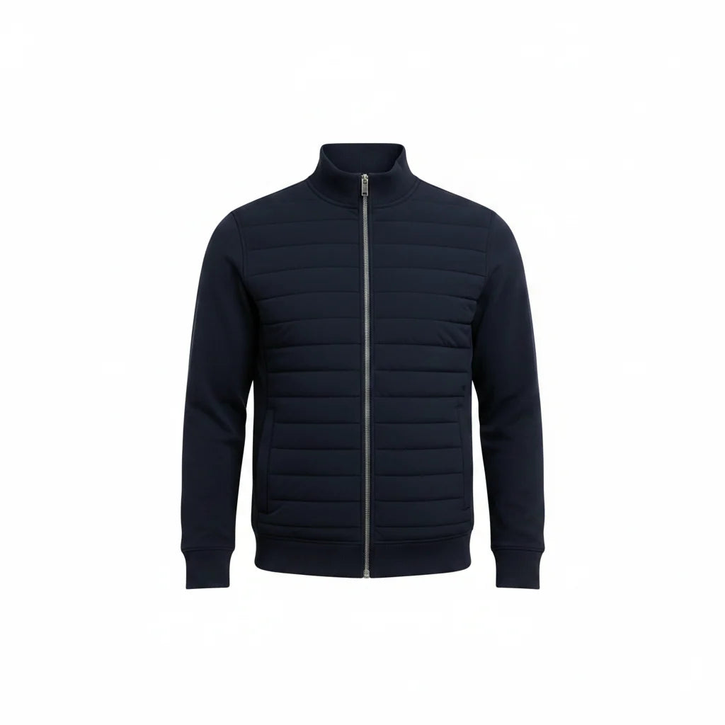 Men's Windproof Quilted Jacket | Lightweight Hybrid Layer 1