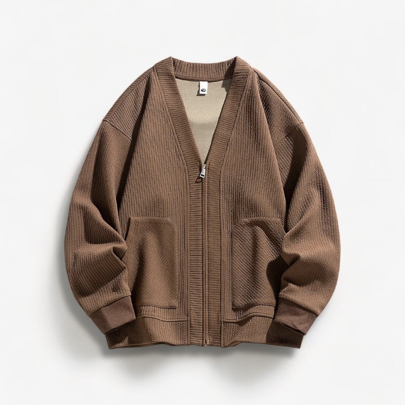 Men's Winter Zip-Up Vest | Lightweight Stretch Knit Layer 4