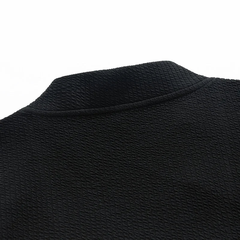 Men's Winter Zip-Up Vest | Lightweight Stretch Knit Layer 7