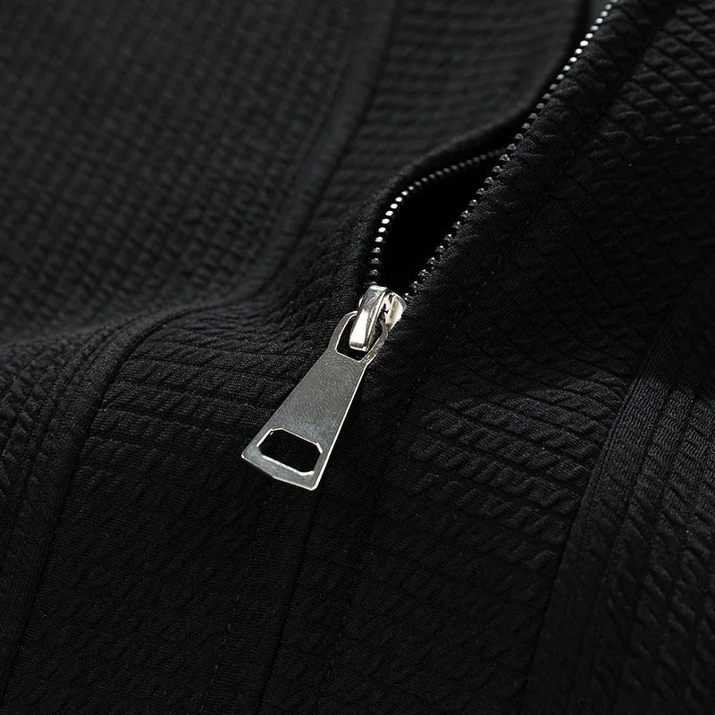Men's Winter Zip-Up Vest | Lightweight Stretch Knit Layer 8