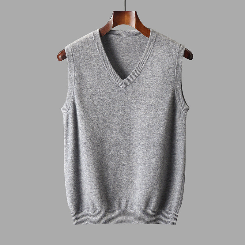 Men's Wool Cardigan | Comfortable V-Neck Knitwear for Layering 3