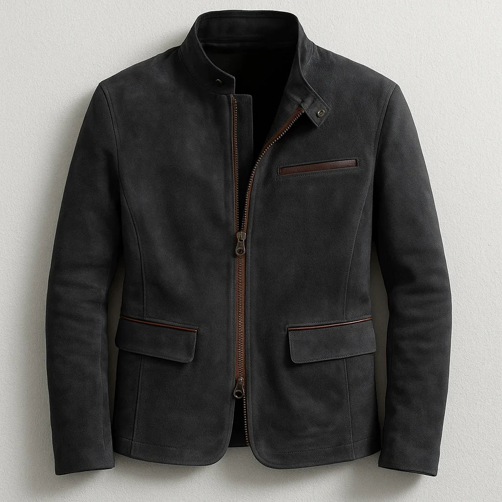 Men's Zip-Up Jacket | Stand-Collar Smart Casual Layer 1