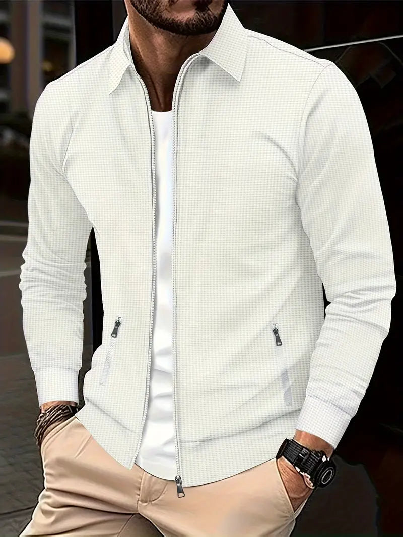 Men's Zip-Up Shirt | Comfortable Everyday Smart Casual Top 2