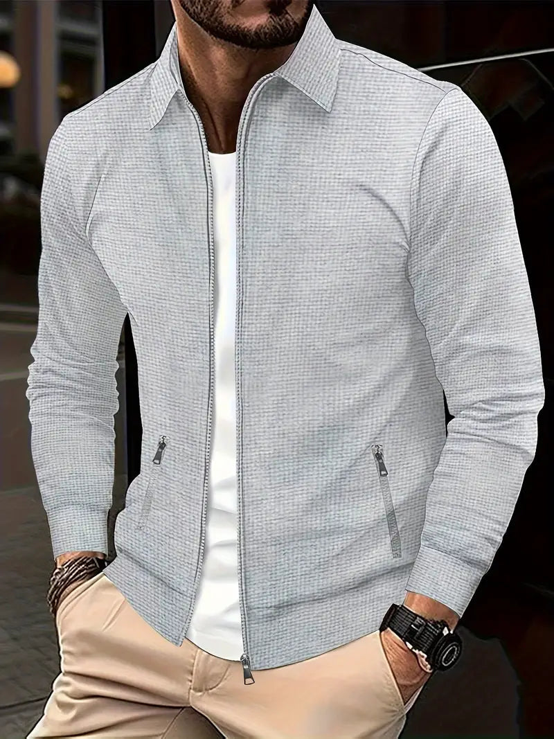 Men's Zip-Up Shirt | Comfortable Everyday Smart Casual Top 4