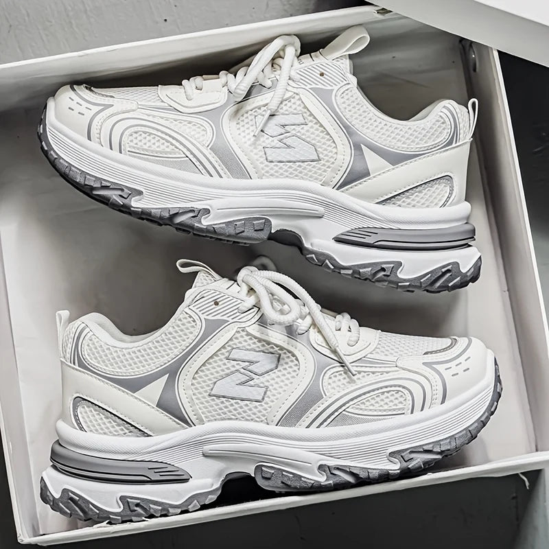 Unisex Casual Lace-Up Sneakers | Lightweight Outdoor Walking Shoes 2