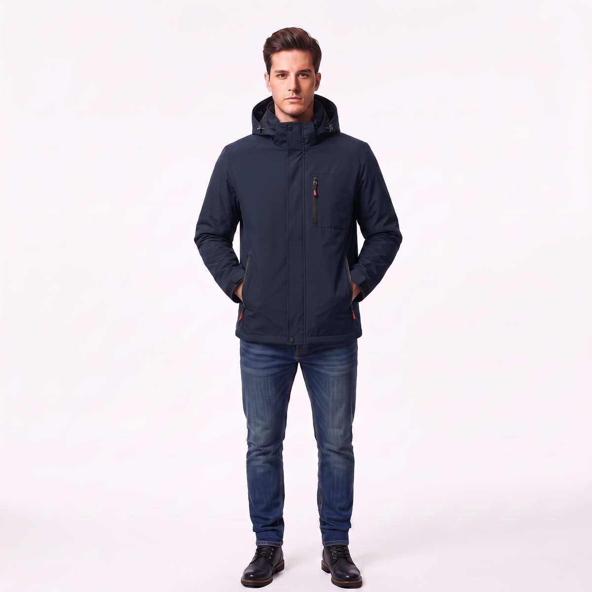 Men's Winter Jacket | Casual Urban Fit Stand-Collar Coat